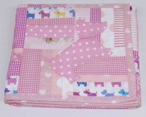 Walkies-Pink-patchwork-blanket-folded-B000106