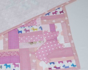 Walkies-Pink-patchwork-blanket-showing-reverse-B000106
