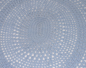 Oval-Blue-hand-crochet-blanket--CroB002