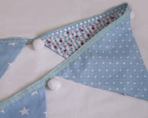 Rose and Hubble blue bunting