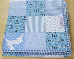'Rabbits Two by Two' Quilt-folded