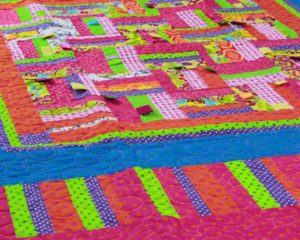 'It's Party Time' Quilt detail