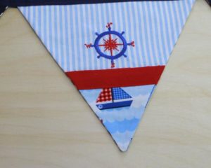 Nautical Bunting set 2 flag detail 4